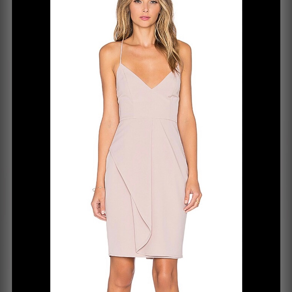 😍BRAND NEW WITH TAGS😍 STYLESTALKER GOLDSTEIN DRESS DUSTY PINK - SIZE 4